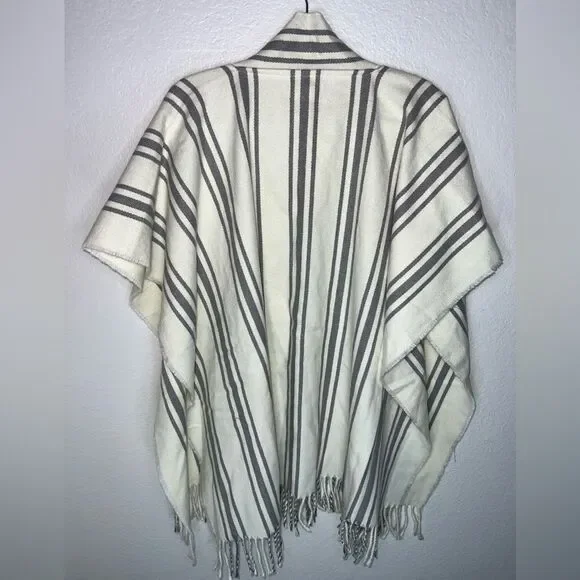 Free People Mountain Top Striped Poncho - Picture 8 of 8